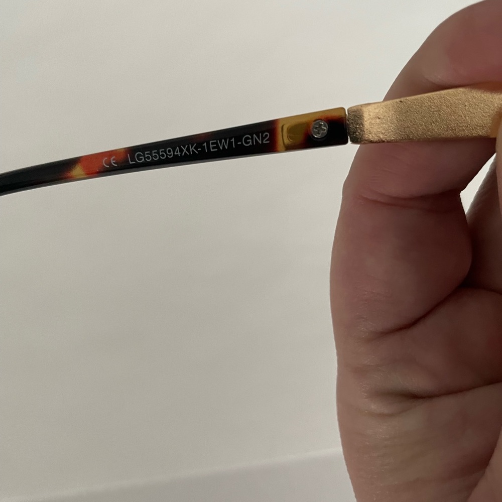 💥SALE💥 NWOT LOFT Tortoise Shell Sunglasses with Gold Detailing on Sides - Picture 5 of 9